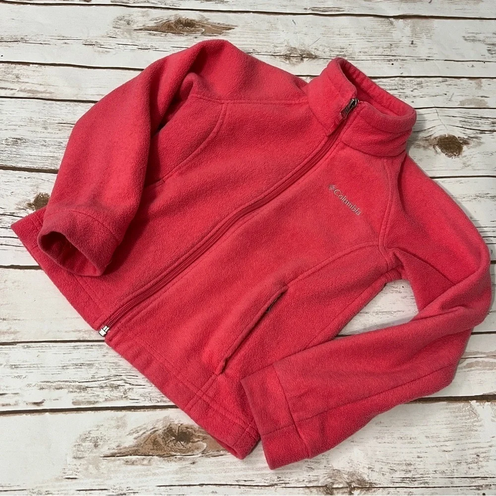 Columbia Pink Fleece Jacket Size‎ XS